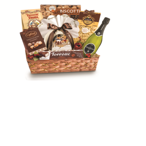 Cesto natalizio Corallo