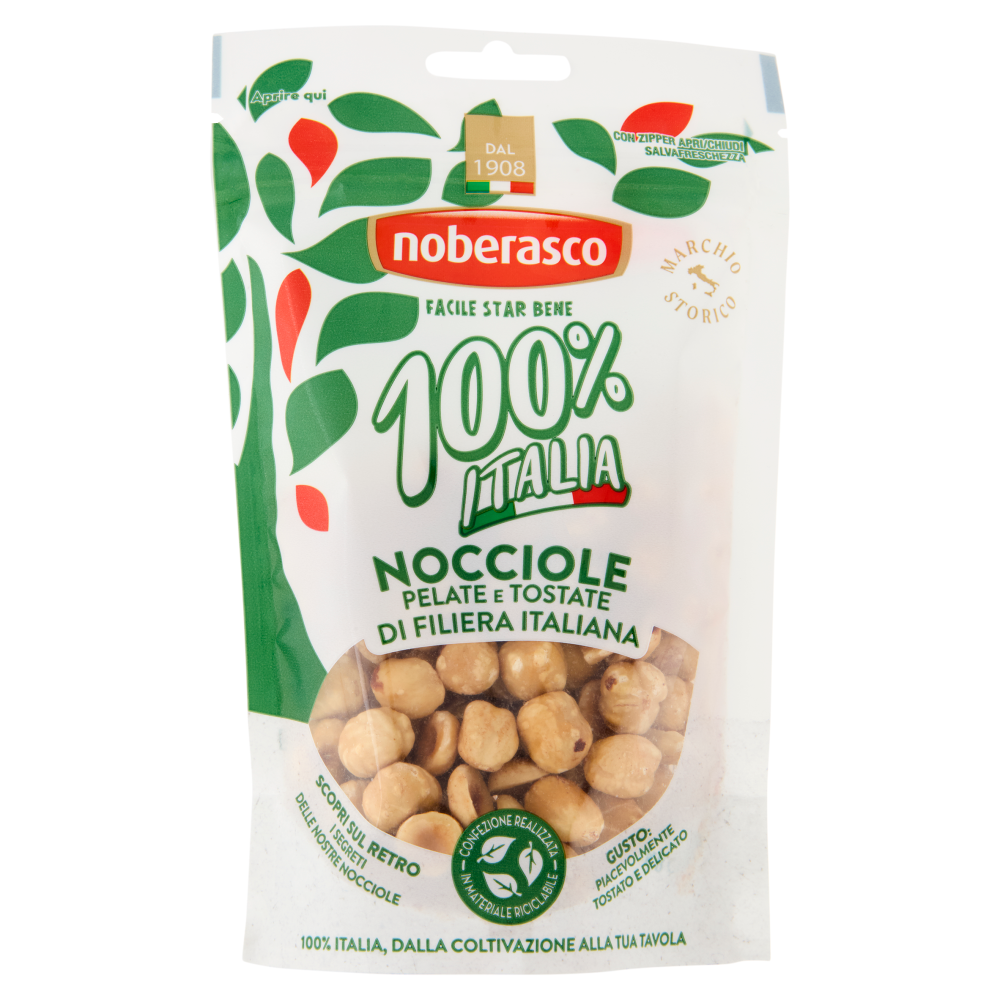 noberasco 100% Italia Nocciole Pelate e Tostate 100 g