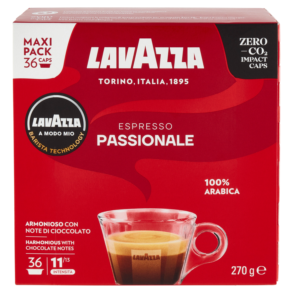 Lavazza A Modo Mio, Passionale Caffè Espresso, Intensità 11/13 36