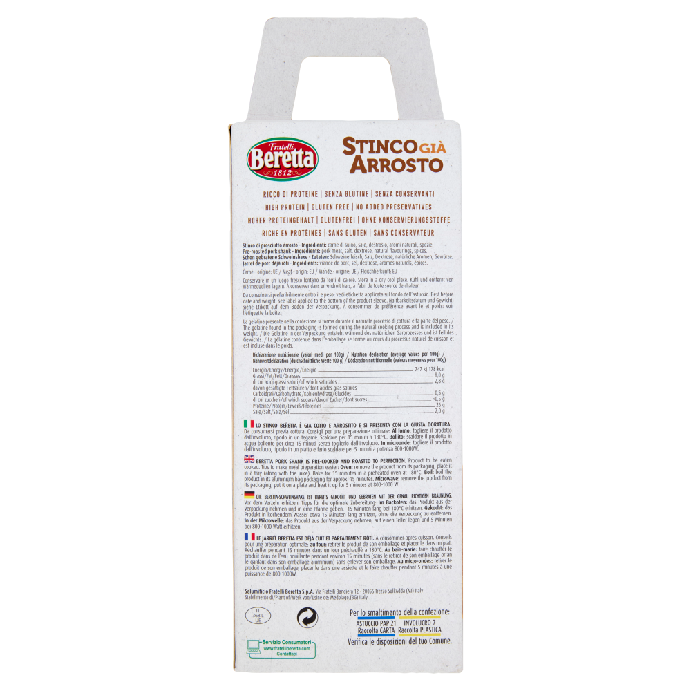 Fratelli Beretta Stinco già Arrosto 0,650 Kg