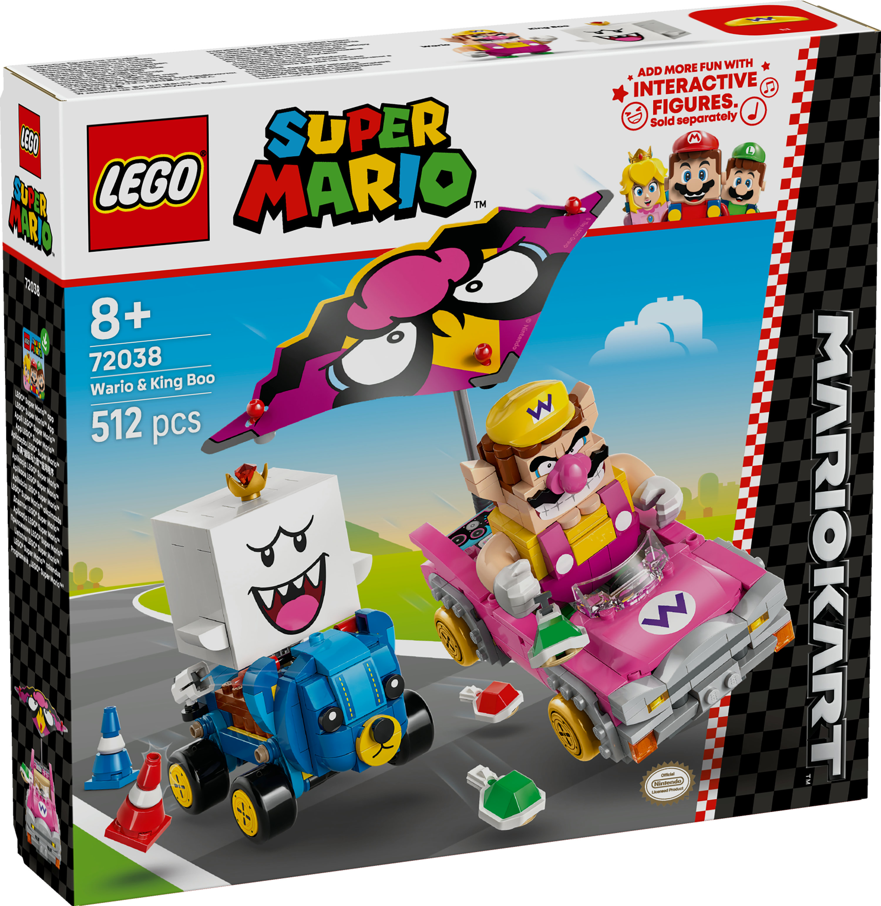 LEGO Super Mario Mario Kart™ – Wario e Re Boo