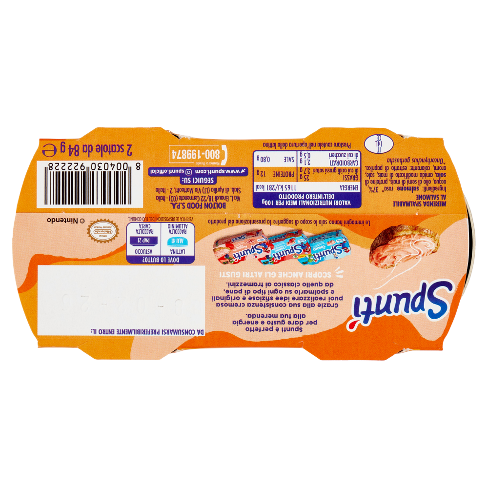Spuntì al Salmone 2 x 84 g