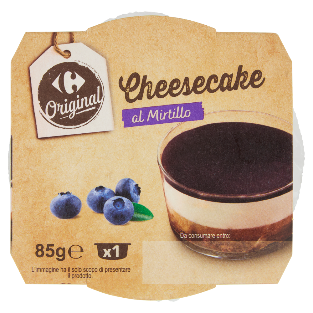 Carrefour Original Cheesecake al Mirtillo 85 g