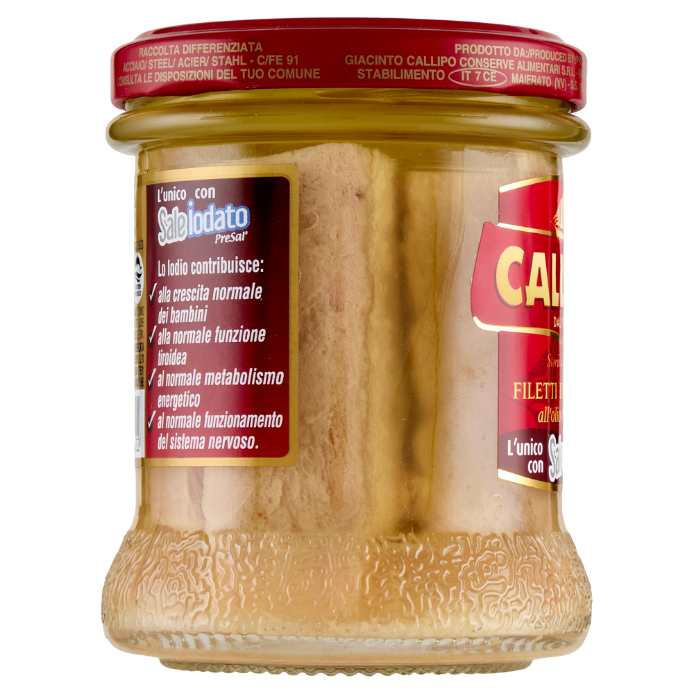 Callipo Filetti di Tonno all'olio di oliva 176 g