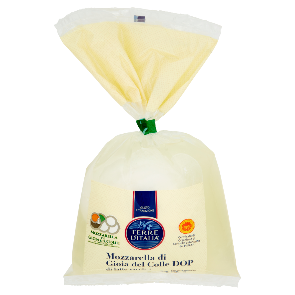 Terre d'Italia Mozzarella di Gioia del Colle DOP di latte vaccino 250 g