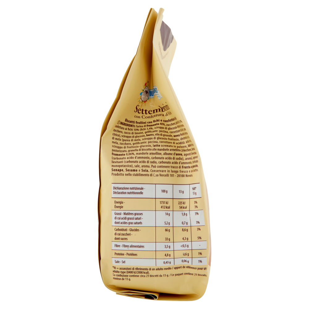 Mulino Bianco Settembrini Biscotti con Confettura di Fichi 300g