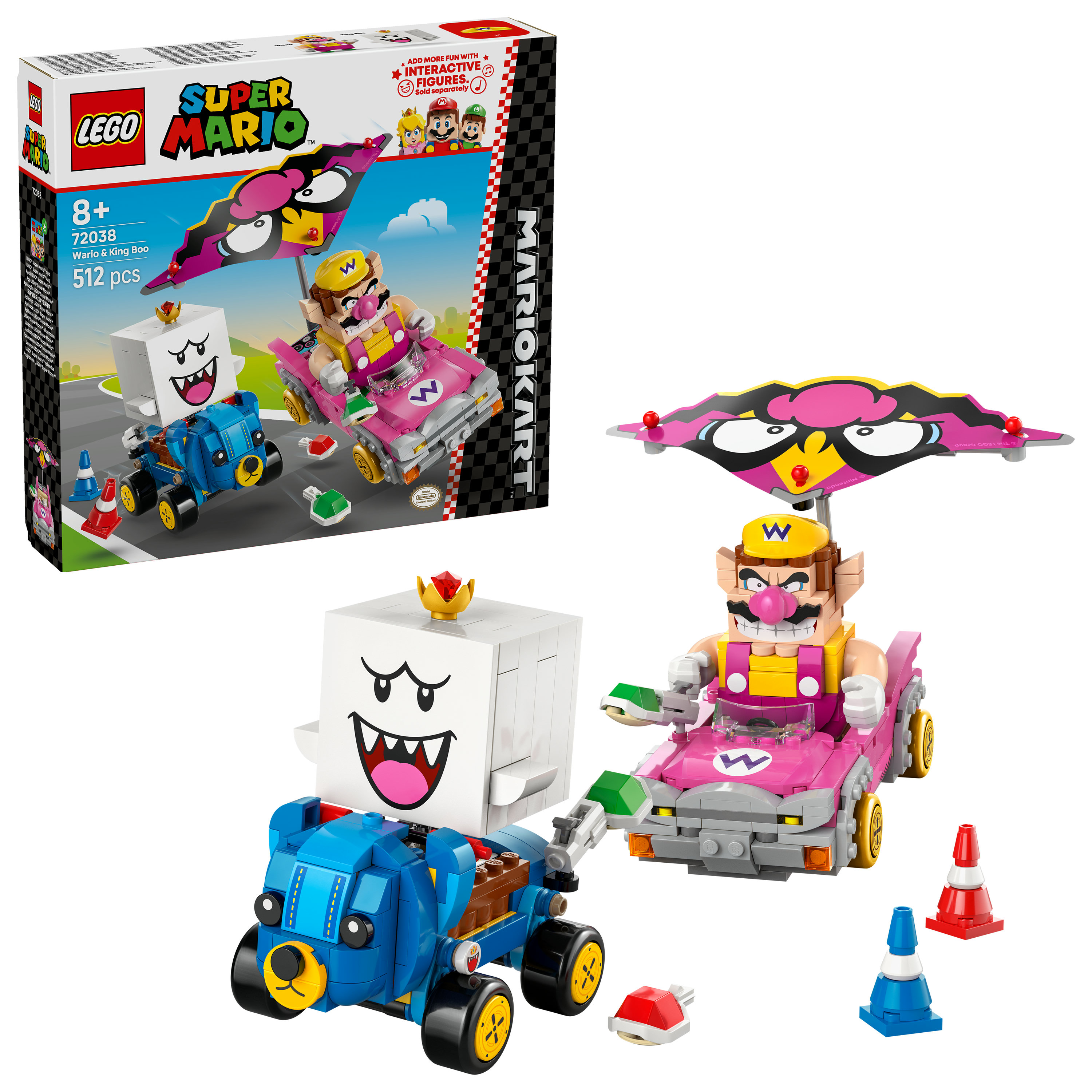 LEGO Super Mario Mario Kart™ – Wario e Re Boo