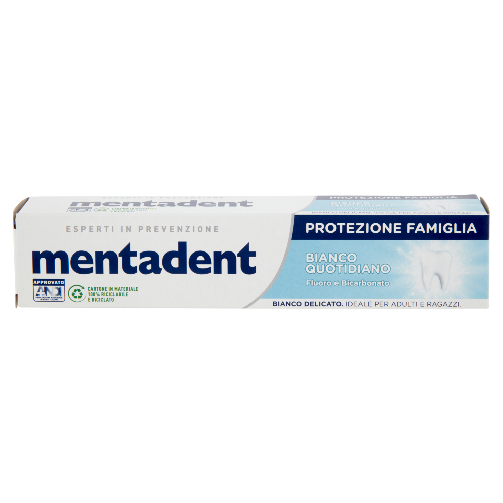 Mentadent Protezione Famiglia Bianco Quotidiano 75 ml