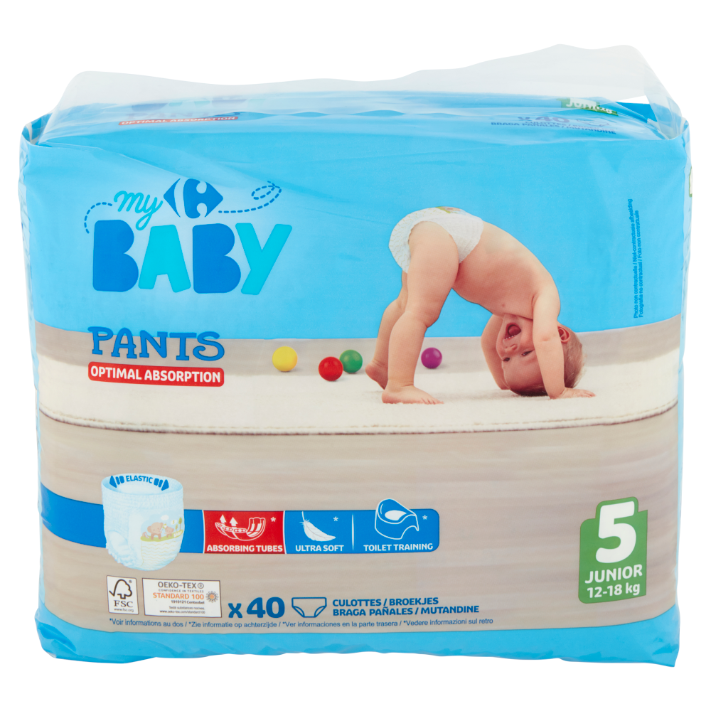 Carrefour my Baby Pants 5 Junior 1218 kg 40 pz Carrefour