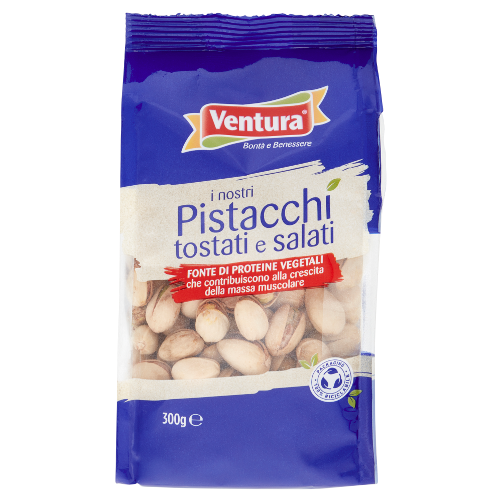 Ventura i nostri Pistacchi tostati e salati 300 g