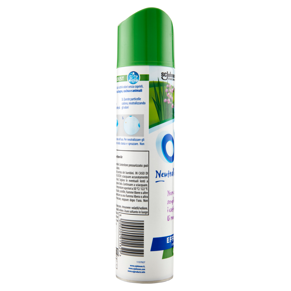 OUST Spray Verde 300 ml ELIMINA Odori Candele E Profumatori