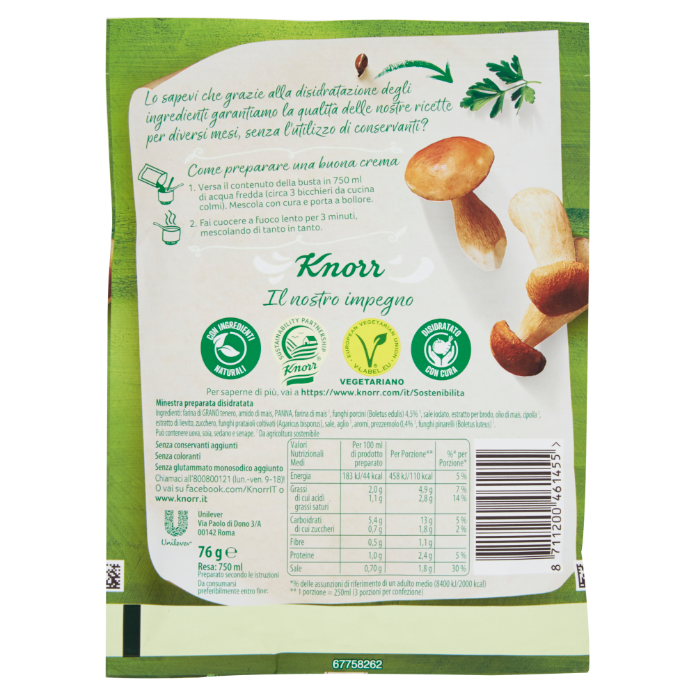 Knorr Crema Porcini 76 g Carrefour