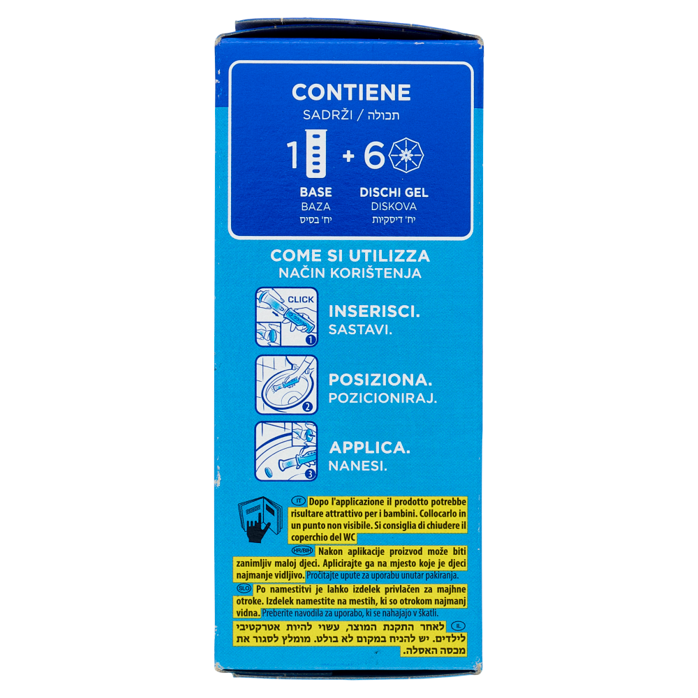 Duck Fresh Discs - Base per Dischi Gel Igienizzanti WC, Fragranza Marine 36ml