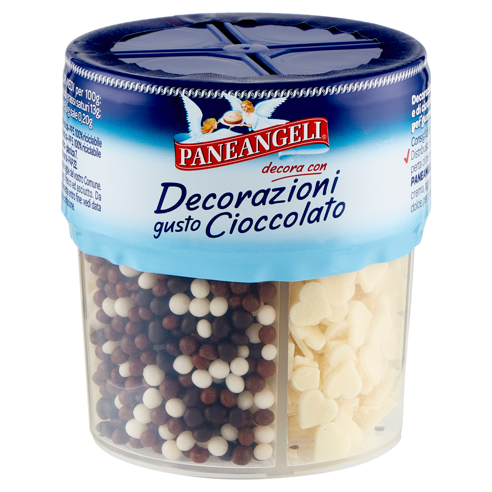 PANEANGELI decora con Decorazioni gusto Cioccolato 70 g