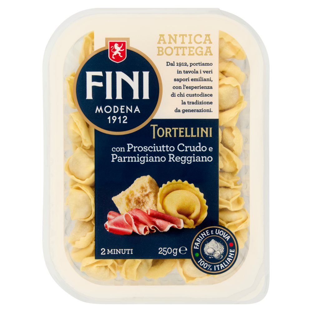 Fini Antica Bottega Tortellini con Prosciutto Crudo e Parmigiano Reggiano 250 g