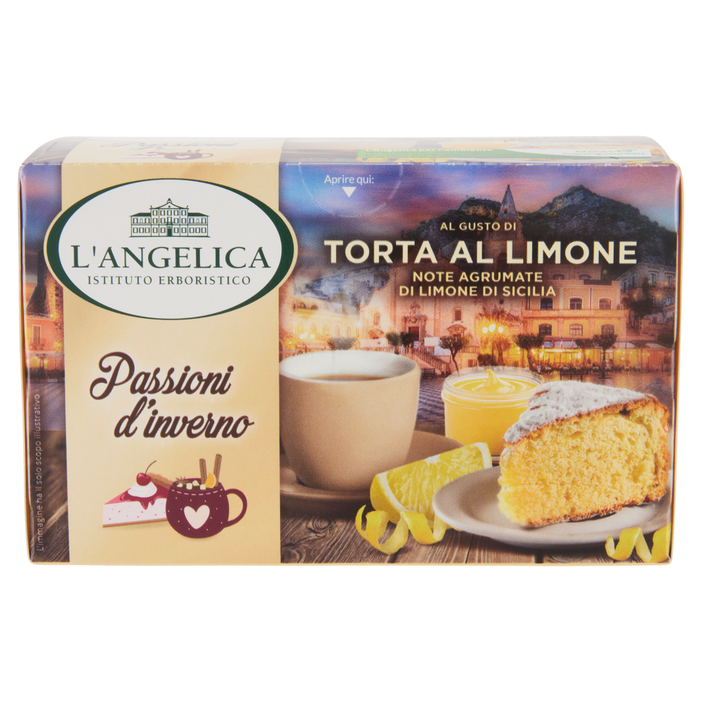 L'Angelica Passioni d'inverno al Gusto di Torta al Limone 15 Filtri 28,5 g