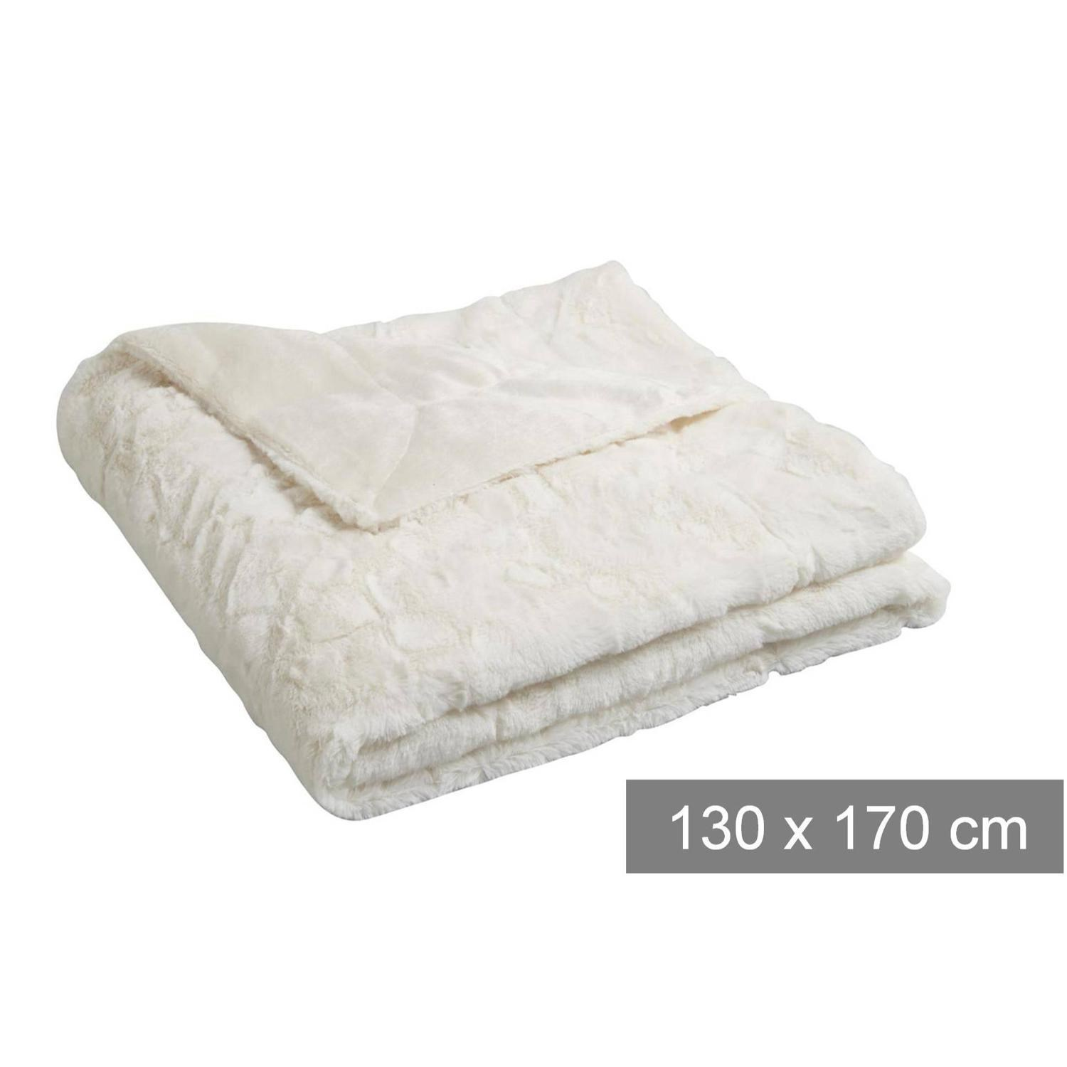 TEX HOME Plaid Effetto Pelliccia 130x170 cm