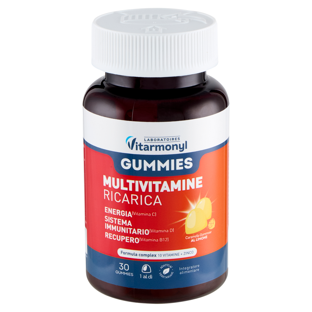 Laboratoires Vitarmonyl Gummies Multivitamine Ricarica 30 Gummies 75 g