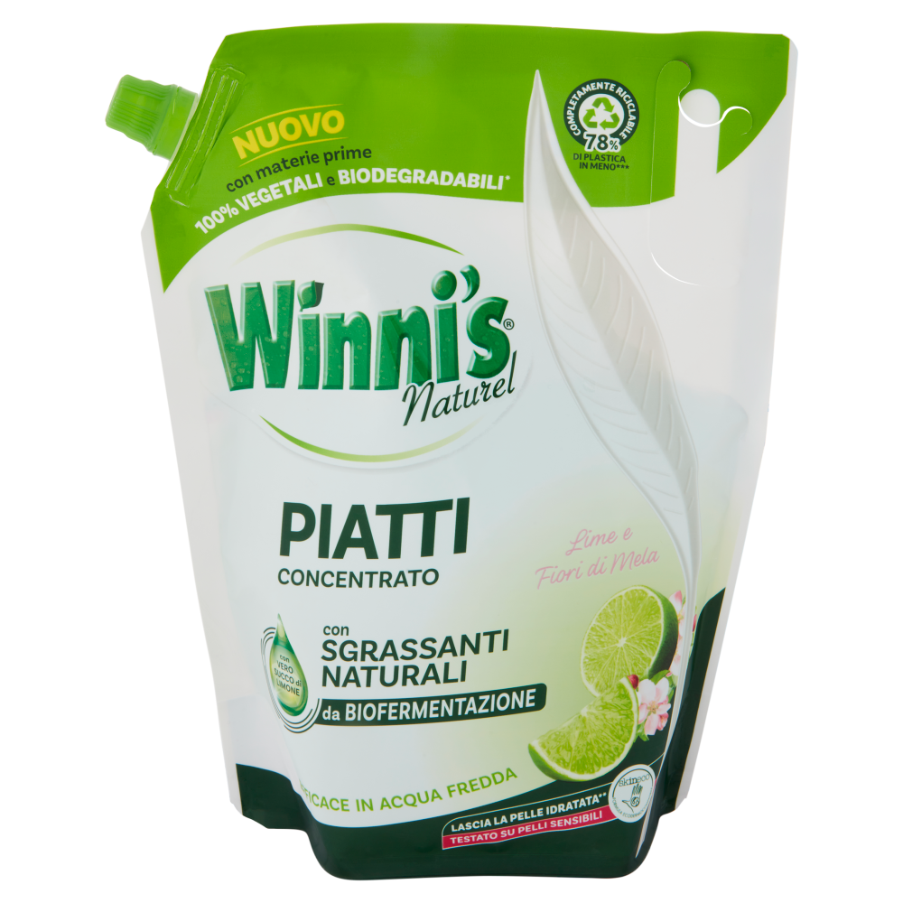 Winni's Naturel Patti Concentrato Lime e Fiori di Mela pouch 900 ml