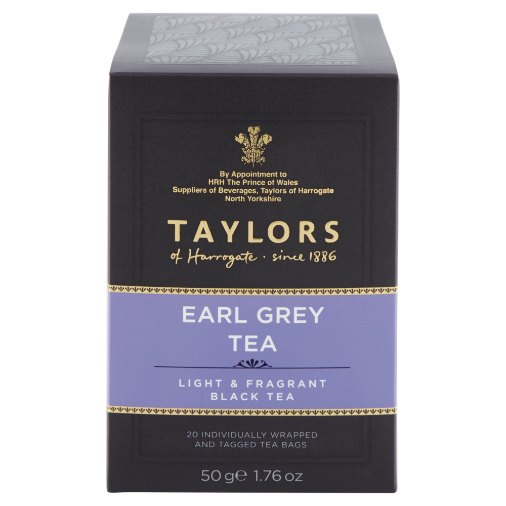 Taylors of Harrogate Earl Grey Tea 20 Tea Bags 50 g