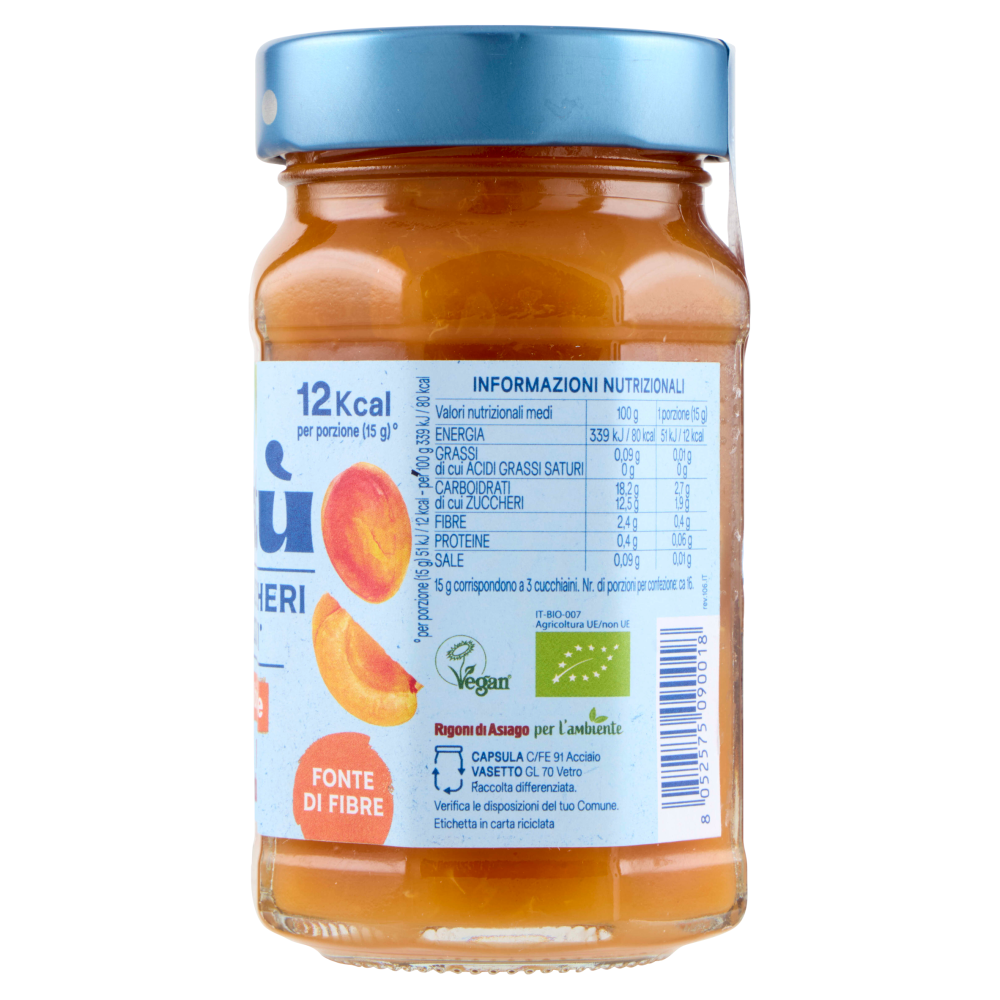 Rigoni di Asiago Nat&ugrave; Senza Zuccheri Aggiunti&deg; Albicocche bio 240 g