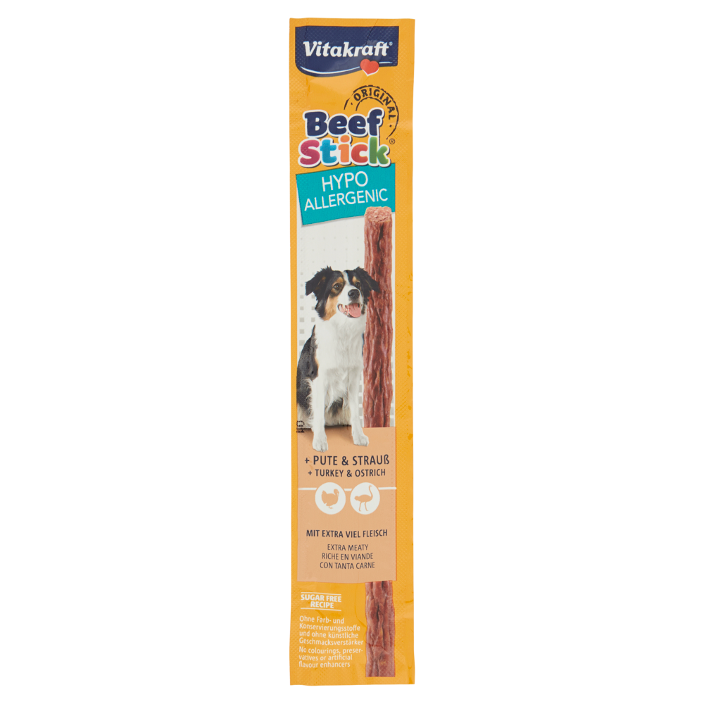 Vitakraft Beef Stick Hypo Allergenic + Turkey & Ostrich 12 g