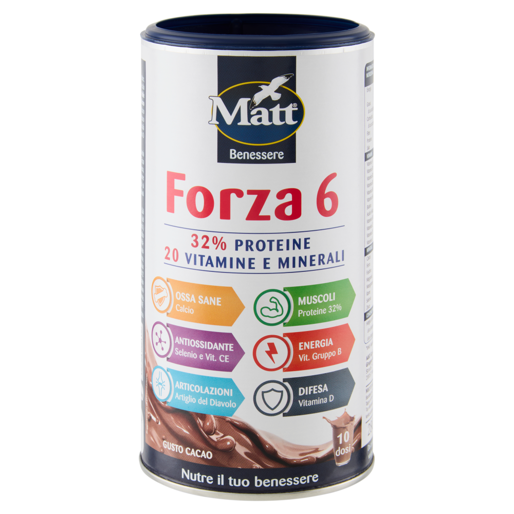 Matt Benessere Forza 6 Gusto Cacao 280 g