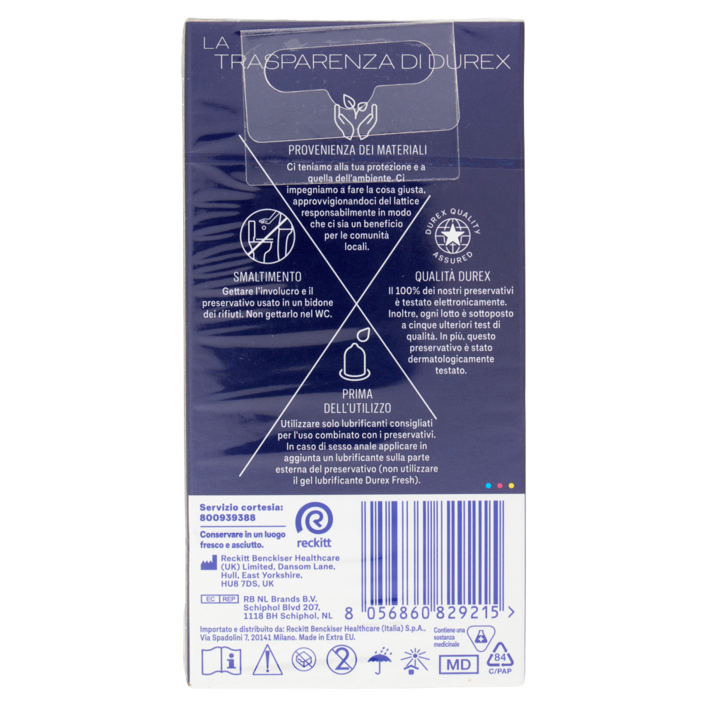 Durex Preservativi Sync Ritardanti per lui e stimolanti per lei, 10 Profilattici