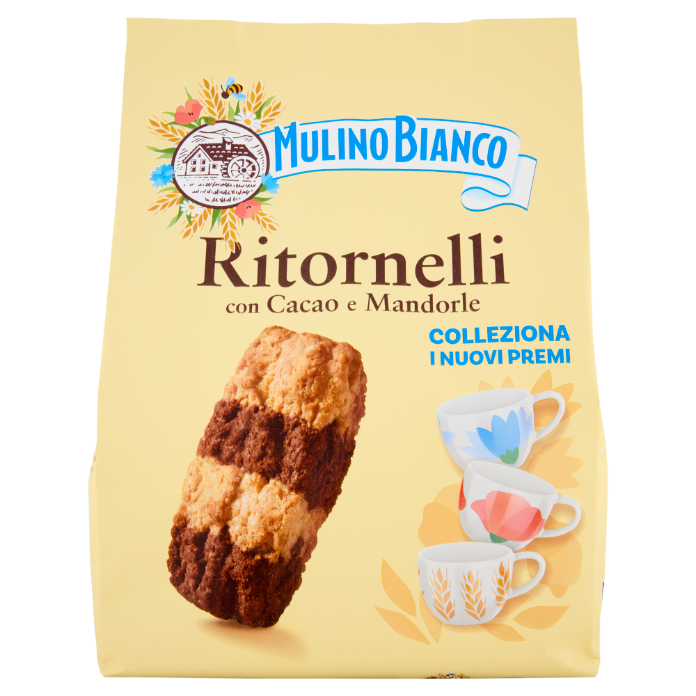 Mulino Bianco Ritornelli Biscotti con Cacao e Mandorle 700g