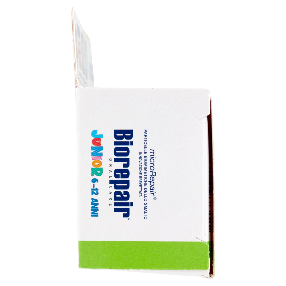 Biorepair Protezione Carie per denti neoformati Junior 6-12 Anni Menta Delicata 75 ml