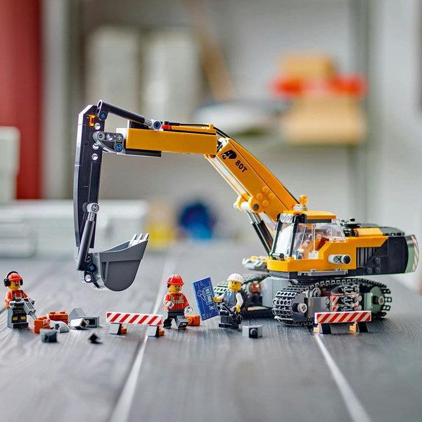 LEGO City Escavatore da cantiere giallo