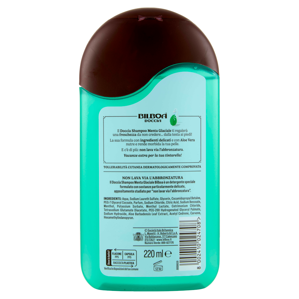 Bilboa Doccia Shampoo Menta Glaciale 220 ml