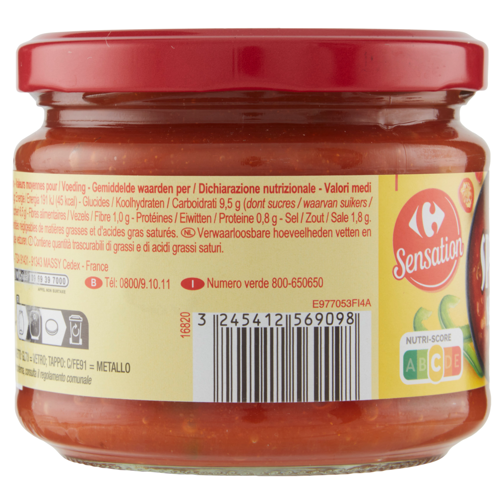 Carrefour Sensation Spicy Salsa 315 g