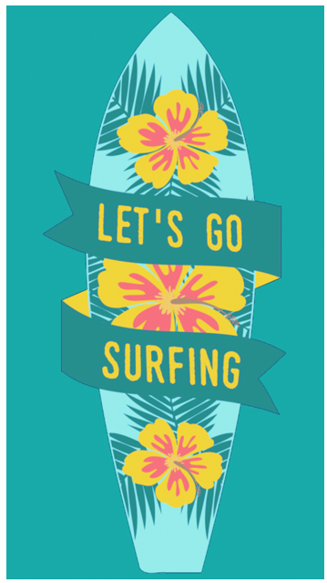 TEX HOME Telo mare spugna surfing