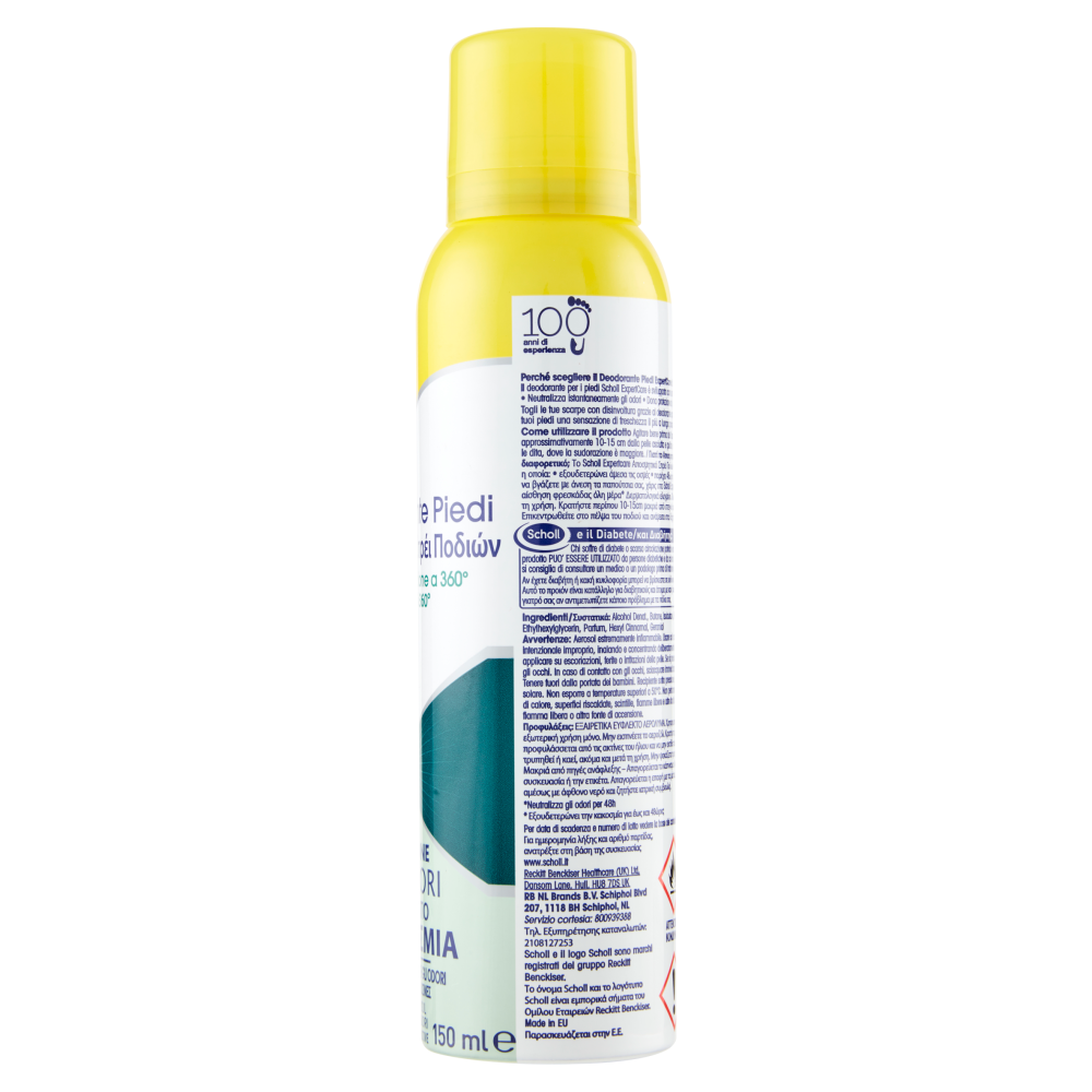 Scholl ExpertCare Deodorante Piedi 150 ml