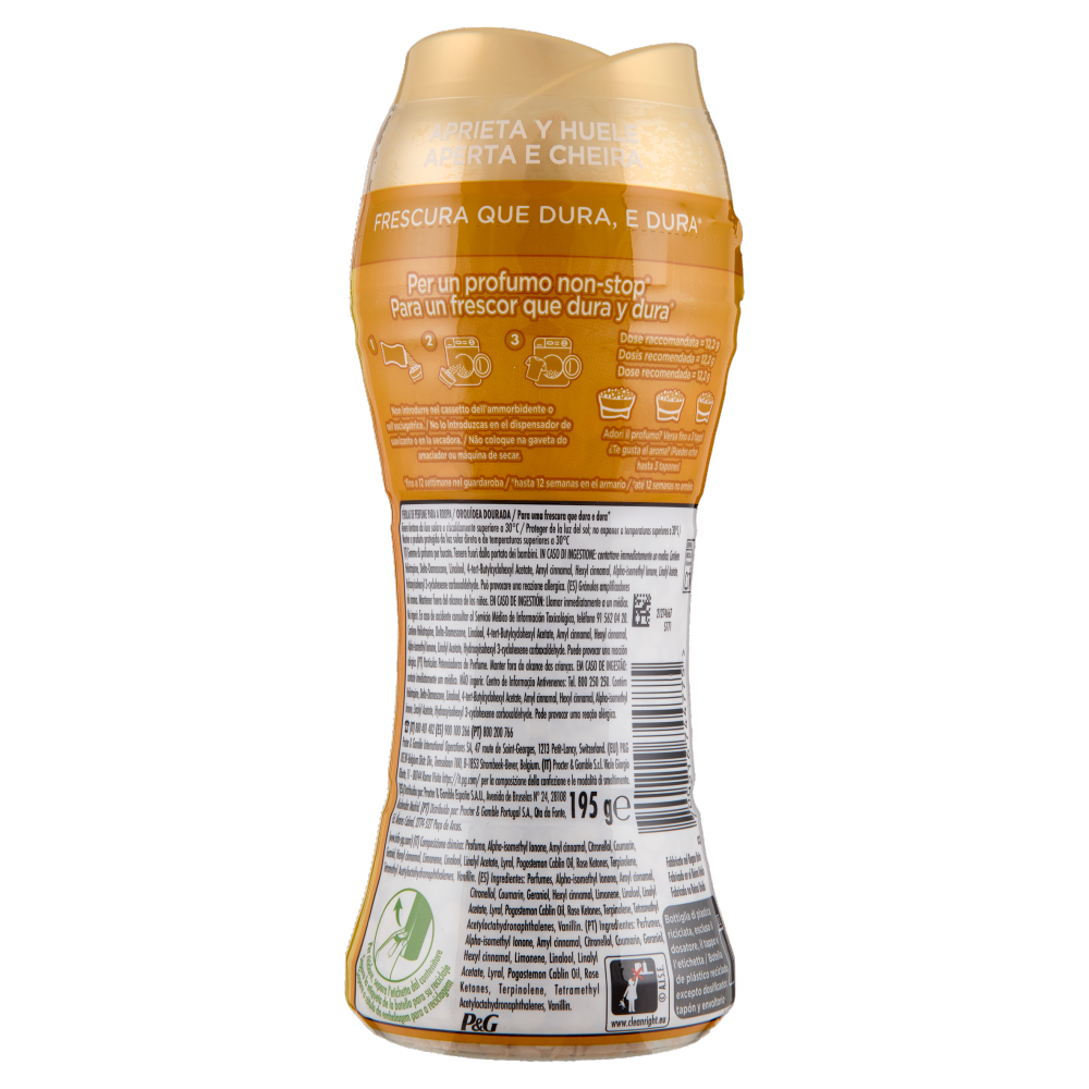 Lenor Profumo per il Bucato Oro e Fiori di Vaniglia 195 g