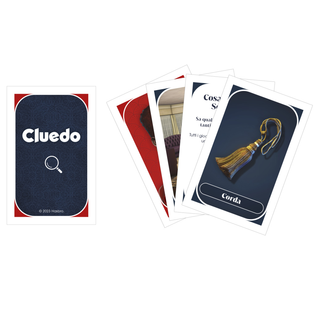 Cluedo Classico Refresh, gioco in scatola, gioco rivisitato per 2-6 giocatori, giochi di mistero giochi investigativi, giochi per la famiglia per bambini e adulti