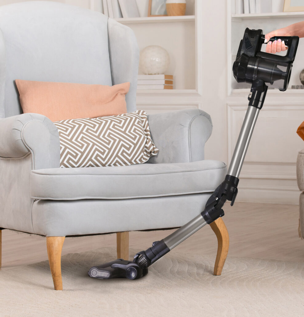 Innoliving INN-662 scopa elettrica Aspirapolvere a bastone 2 in 1 Batteria Secco HEPA Senza sacchetto Nero 2,2 Ah