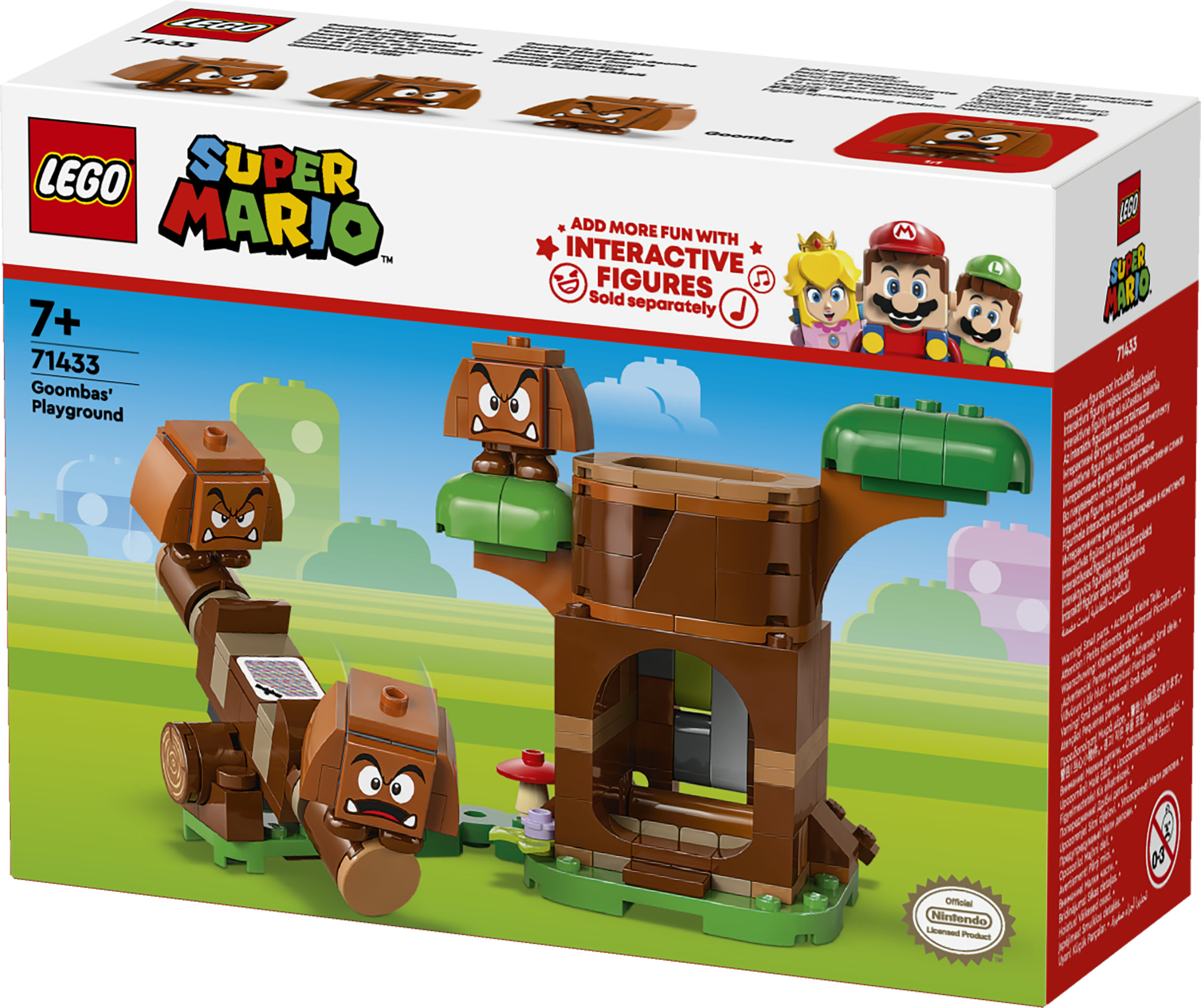 LEGO Super Mario 71433 Parco Giochi dei Goomba, Set Nintendo da Collezione per Bambini 7+ Anni con 3 Personaggi, Idea Regalo