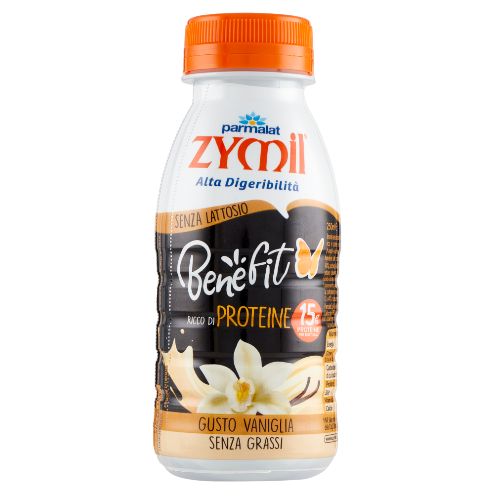 Zymil Alta Digeribilit&agrave; Senza Lattosio Benefit Proteine Gusto Vaniglia 250 ml