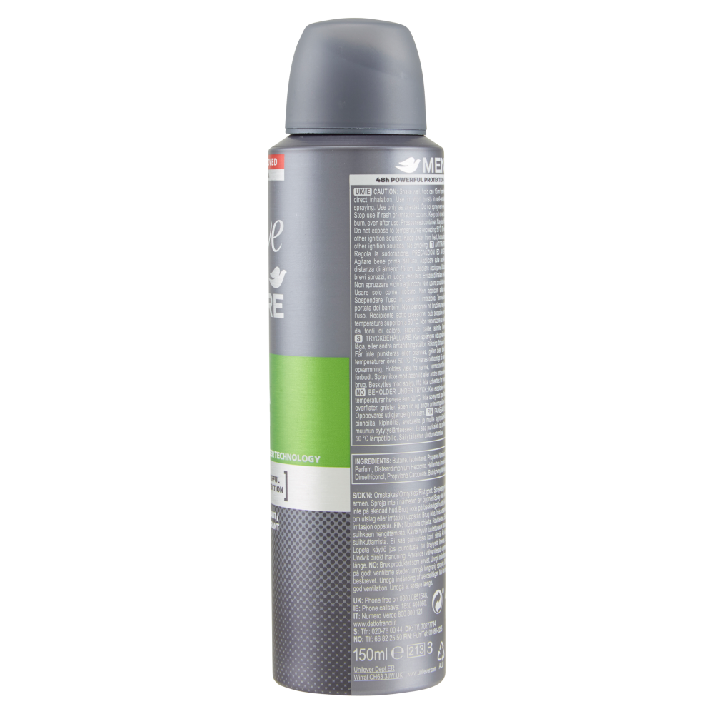 Dove Men+Care Deodorante Extra Fresh spray 150 ml Carrefour