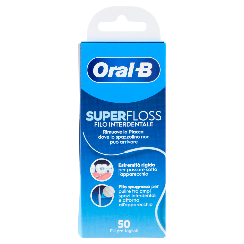 Oral-B Superfloss Filo Interdentale Fili pre-tagliati 50 pz