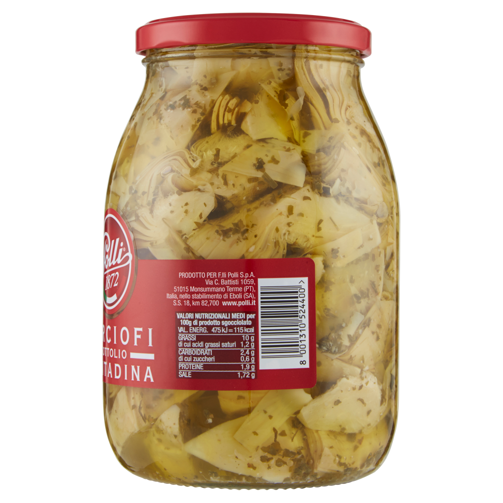 Polli Carciofini Tagliati alle Erbe Sottolio 950 g