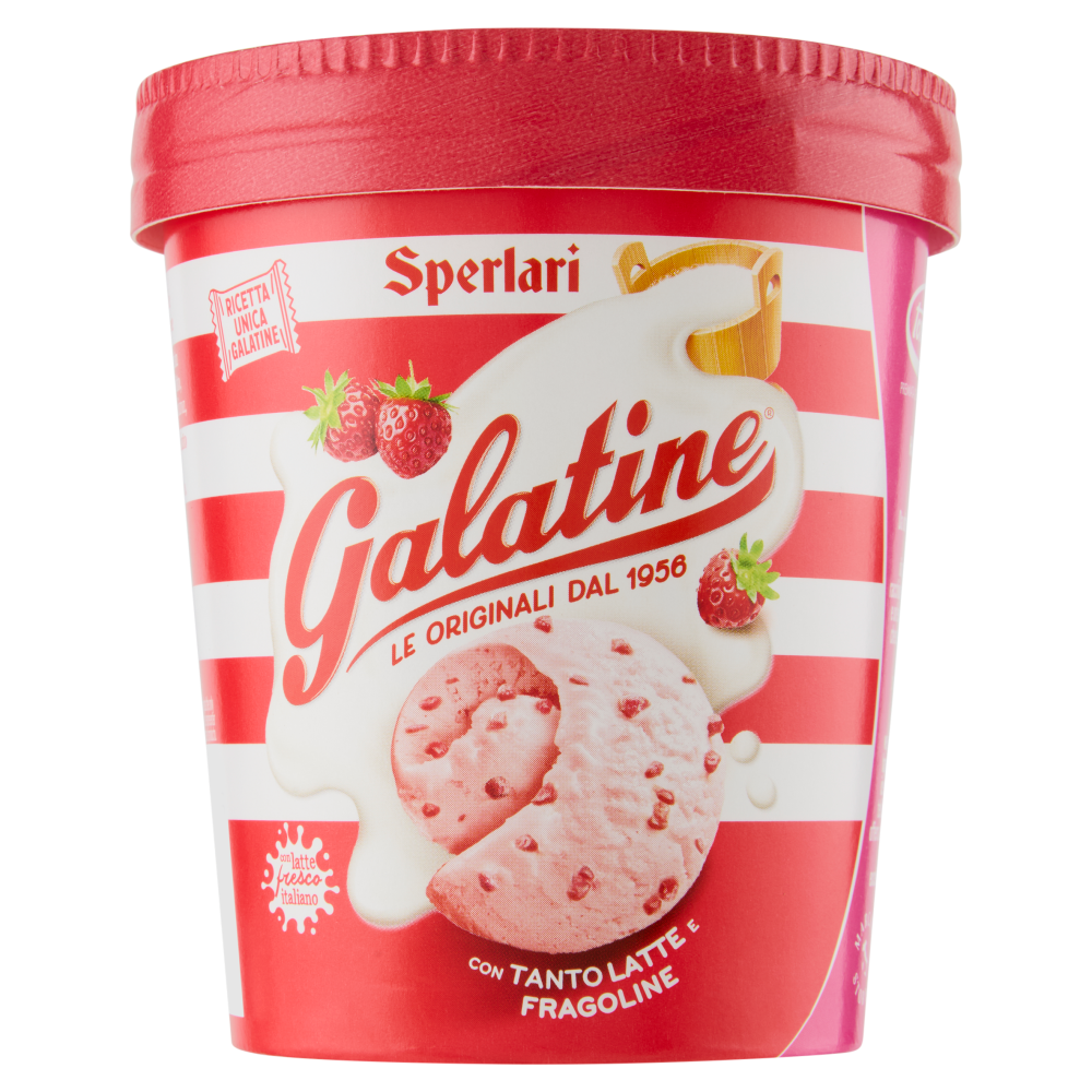 Galatine Gelato con Tanto Latte e Fragoline 500 ml