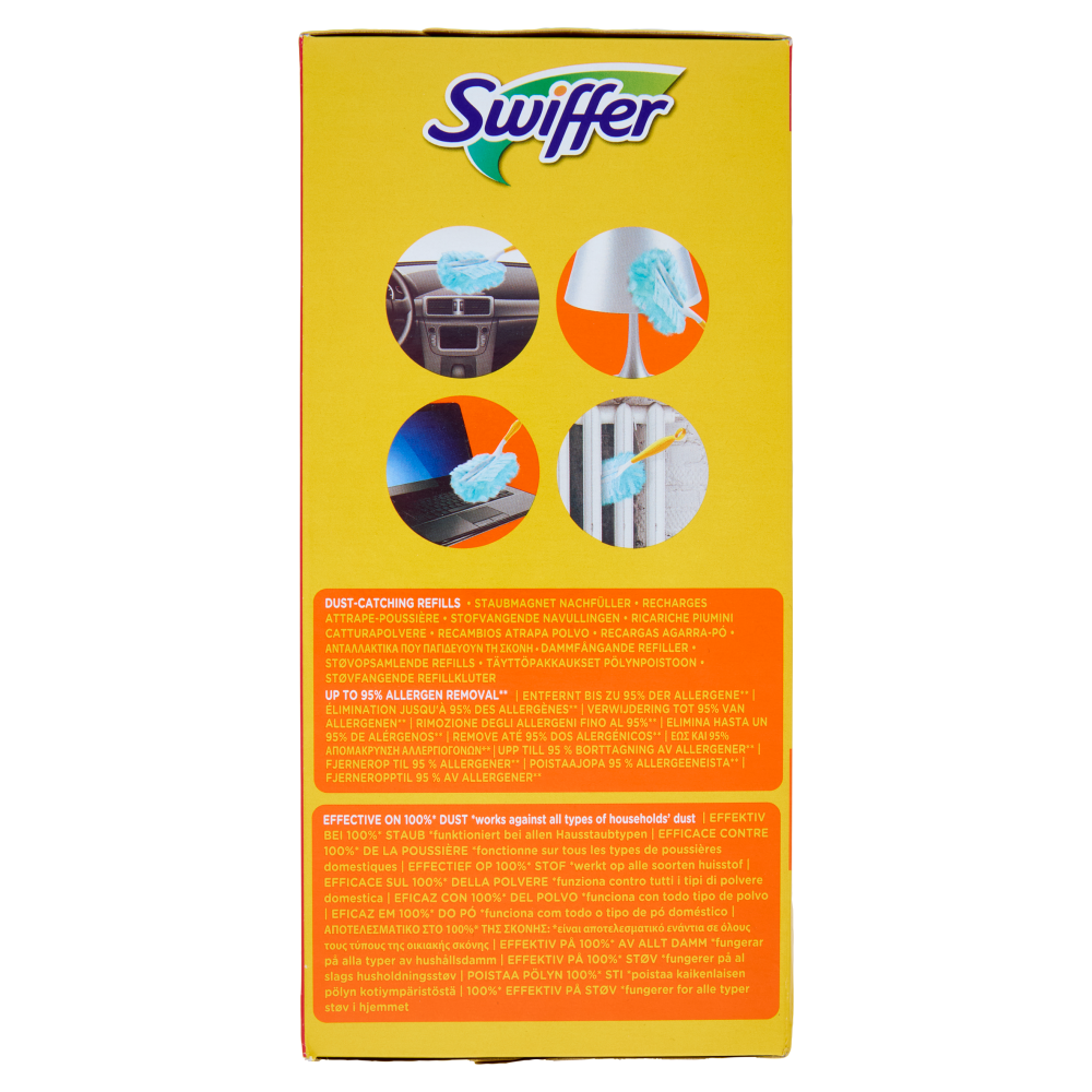 Swiffer Duster Cattura Polvere - Ricarica 23 Piumini per spolverare
