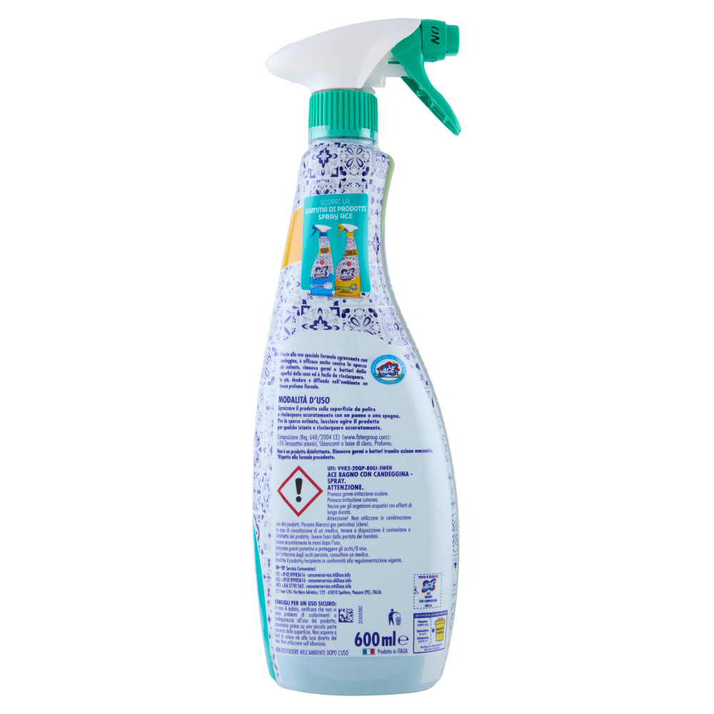 Ace Bagno con Candeggina Fiori d'Arancio e Limone 600 ml