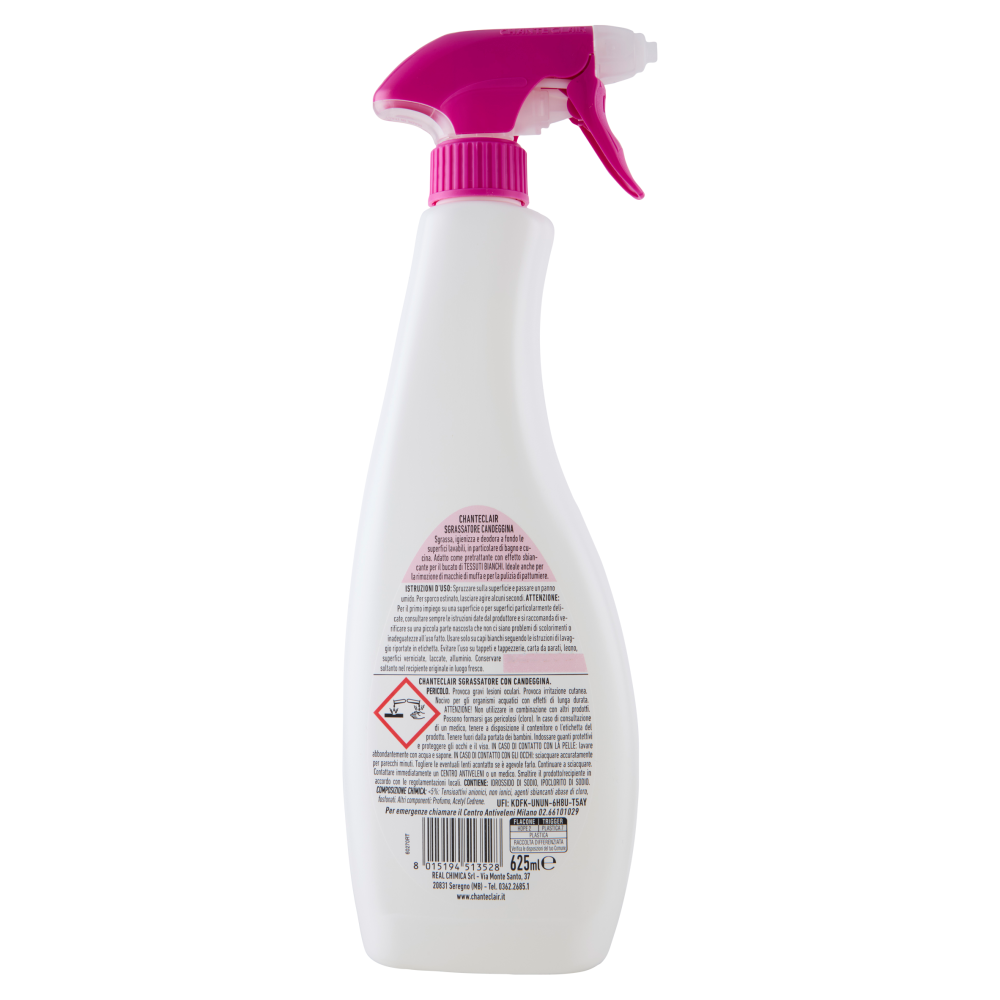Chanteclair Sgrassatore Candeggina Profumo Classico 625 ml