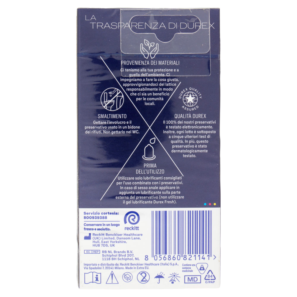 Durex Preservativi Settebello Lunga Durata ad azione ritardante, 10 Profilattici
