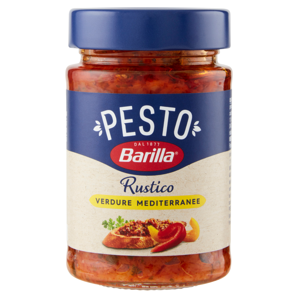 Barilla Pesto Rustico Mediterraneo Pasta e Bruschetta 200 g