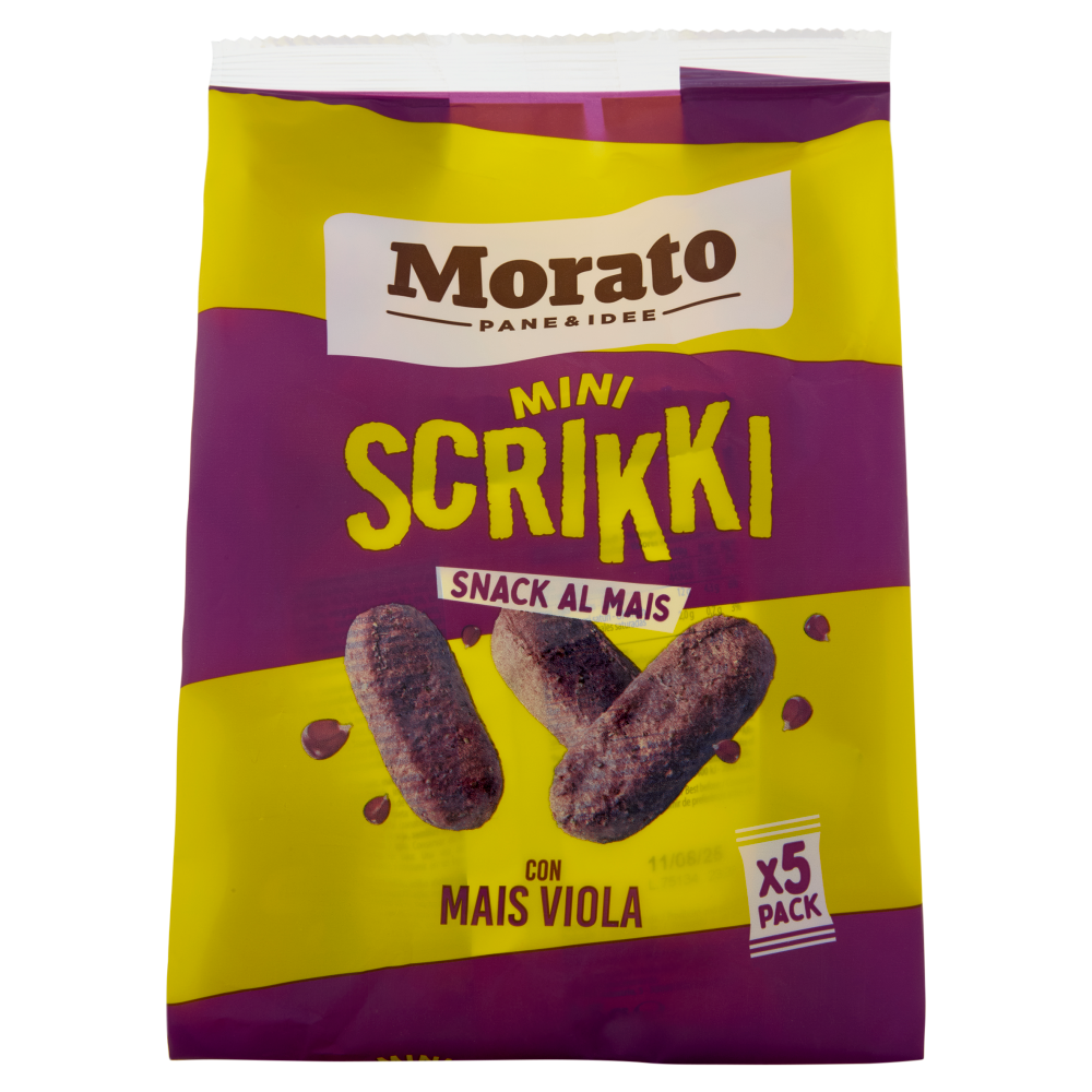 Morato Mini Scrikki Snack al mais con Mais Viola 5 x 35 g